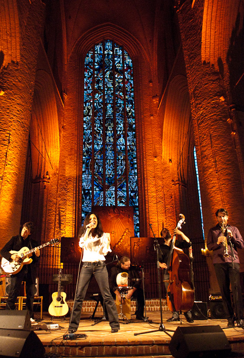San Glaser bei der LauschLounge in der Hauptkirche St. Katharinen, Hamburg